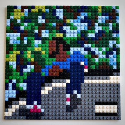 2014 Forest Hills Drive Buildable Brick Art